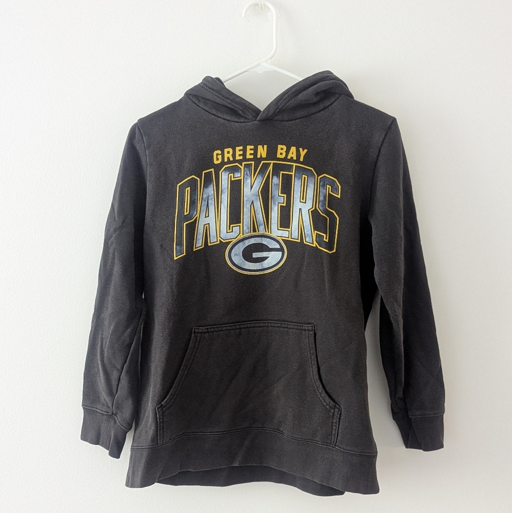 Green Bay Packers Youth Large Hoodie Sweatshirt Football Sports Fanatics